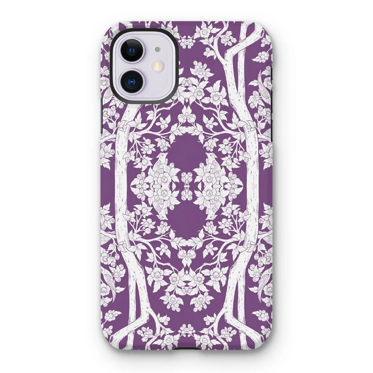 Aviary Purple Aesthetic Pattern Art Phone Case - Iphone 11 / Matte - Mobile Phone Cases - Aesthetic Art