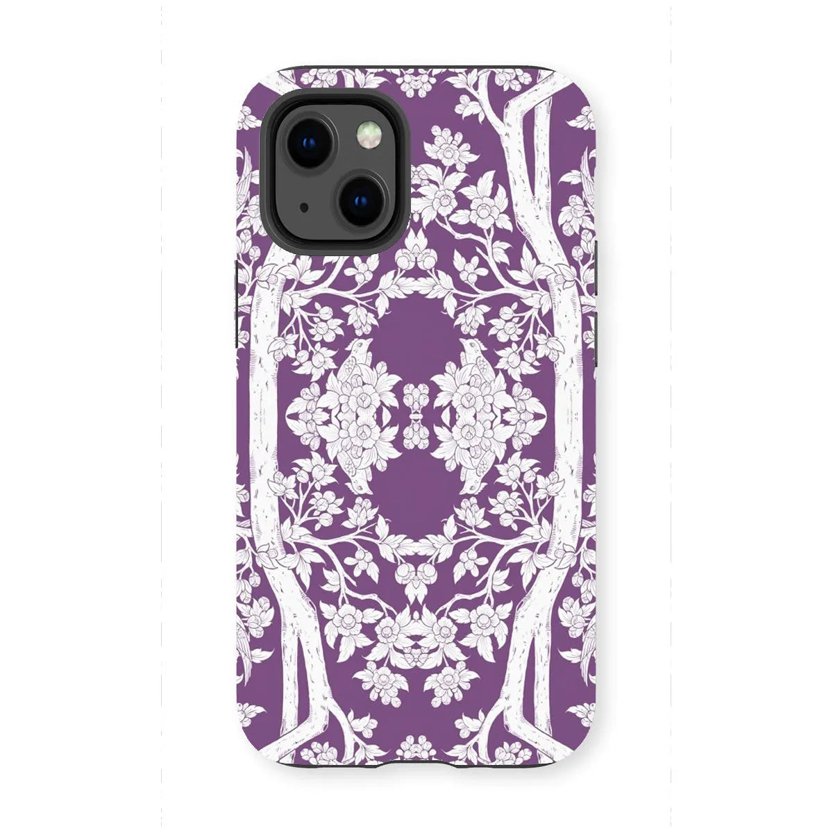 Aviary Purple Aesthetic Pattern Art Phone Case - Iphone 13 Mini / Matte - Mobile Phone Cases - Aesthetic Art