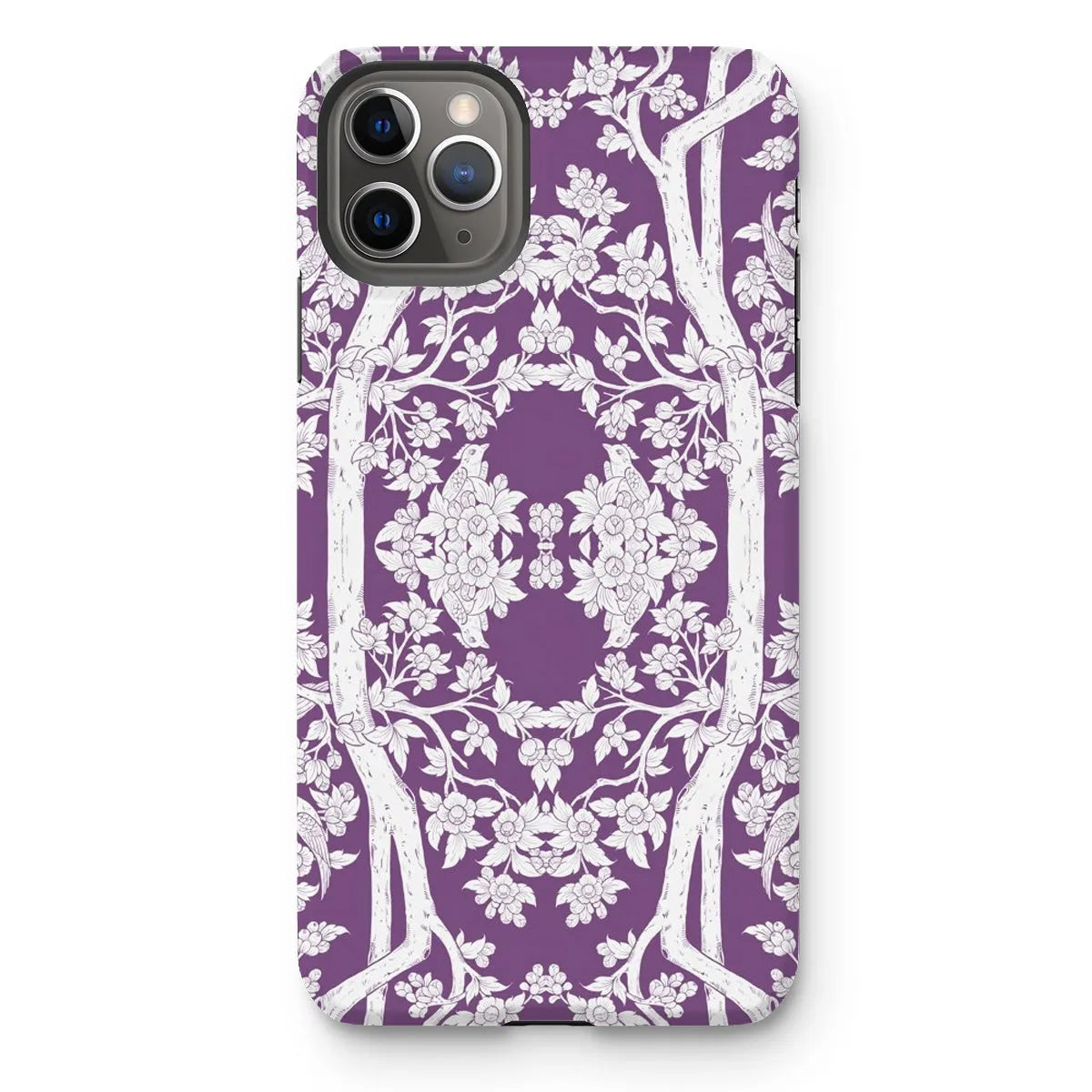 Aviary Purple Aesthetic Pattern Art Phone Case - Iphone 11 Pro Max / Matte - Mobile Phone Cases - Aesthetic Art