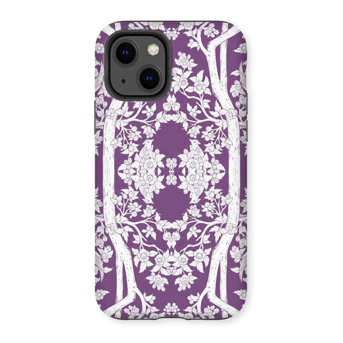 Aviary Purple Aesthetic Pattern Art Phone Case - Iphone 13 / Matte - Mobile Phone Cases - Aesthetic Art