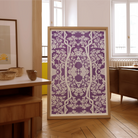 Aviary Purple Art Print Posters Prints & Visual Artwork