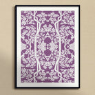 Aviary Purple Art Print Posters Prints & Visual Artwork