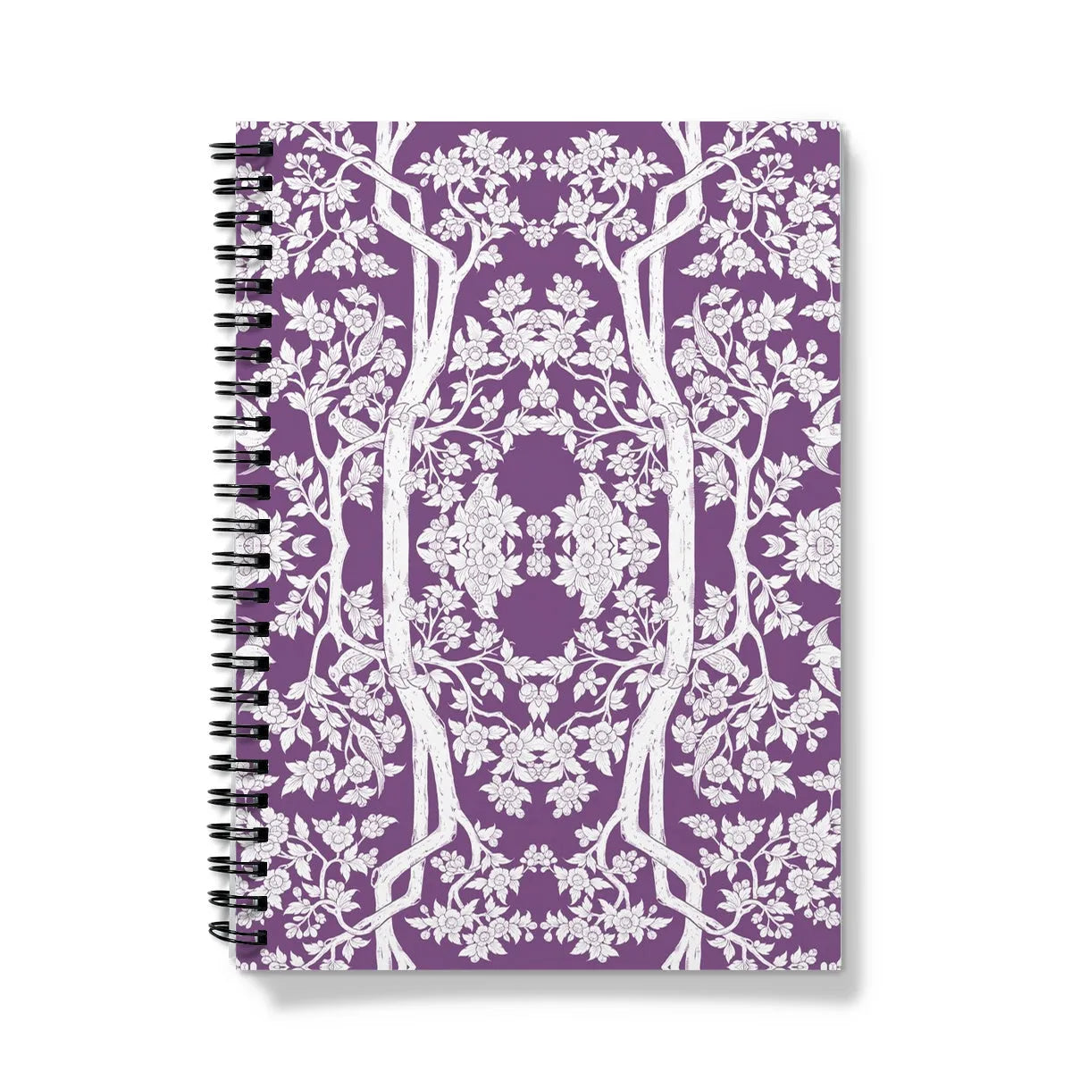 Aviary Purple Notebook - A5 - Graph Paper - Notebooks & Notepads - Aesthetic Art