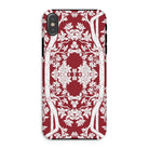 Aviary Red Aesthetic Pattern Art Iphone Case Xs / Matte Mobile Phone Cases