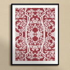 Aviary Red Art Print Posters Prints & Visual Artwork