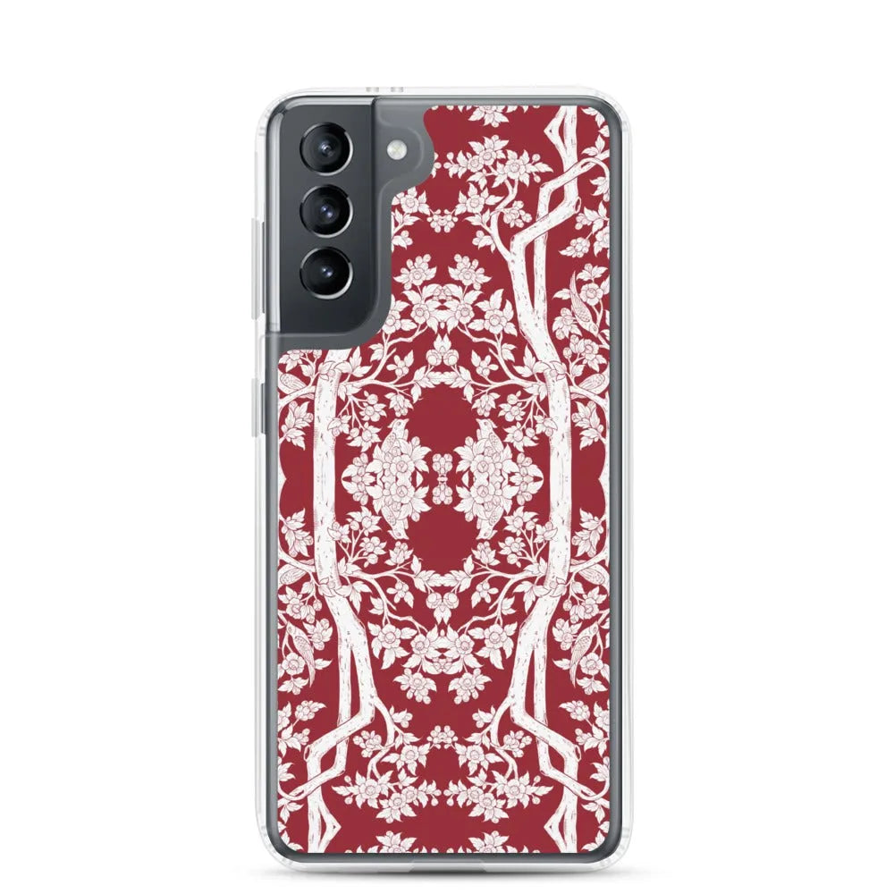 Aviary² Samsung Galaxy Case - Red - Samsung Galaxy S21 - Mobile Phone Cases - Aesthetic Art