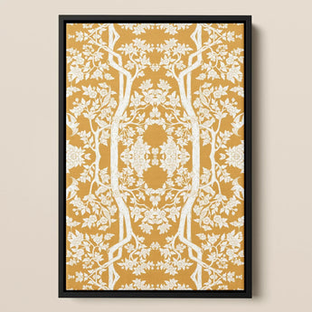 Aviary - Thai Aesthetic Pattern Art Print / Canvas, Fine Art Paper, Aviary Black, Bold Statements
