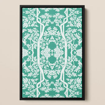 Aviary - Thai Aesthetic Pattern Art Print / Canvas, Fine Art Paper, Aviary Black, Bold Statements