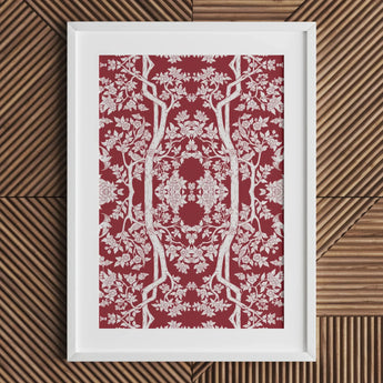 Aviary - Thai Aesthetic Pattern Art Print / Canvas, Posters Prints & Visual Artwork, Toby Leon