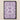 Purple White Floral Tree Pattern Canvas Art Black Fine Paper, Aviary, Bold Statements