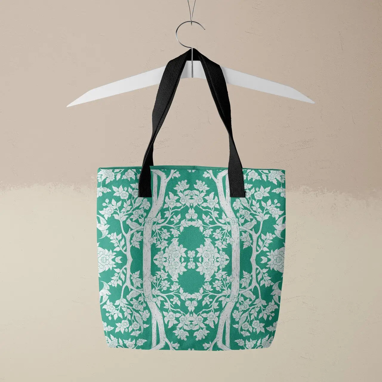 Aviary Tote - Hummingbird - Heavy Duty Reusable Grocery Bag - Tote Bags - Aesthetic Art