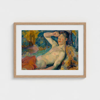 Awakening Faun - Magnus Enckell Art Print / Canvas, Homosexual, Luminous Dance Prints