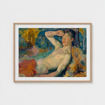 Awakening Faun - Magnus Enckell Art Print / Canvas, Homosexual, Luminous Dance Prints