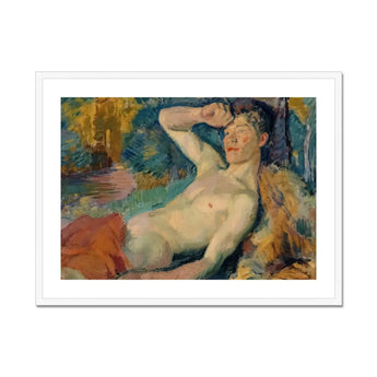 Awakening Faun - Magnus Enckell Art Print, Nude Figure Painted Impressionist Style