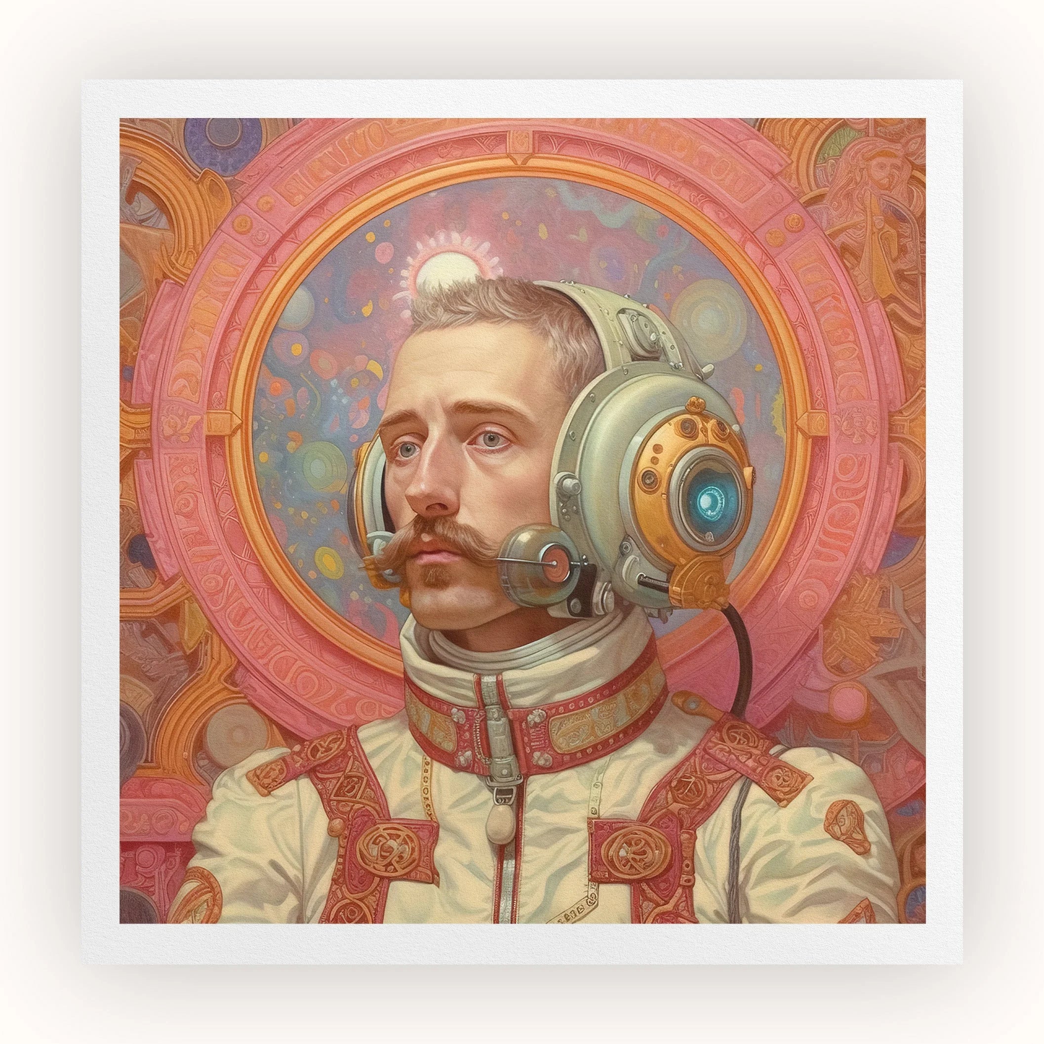 Axel - Gay German Astronaut Art Print Posters Prints & Visual Artwork