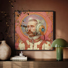 Axel - Gay German Astronaut Framed Canvas 20’’x20’’ Posters Prints & Visual Artwork