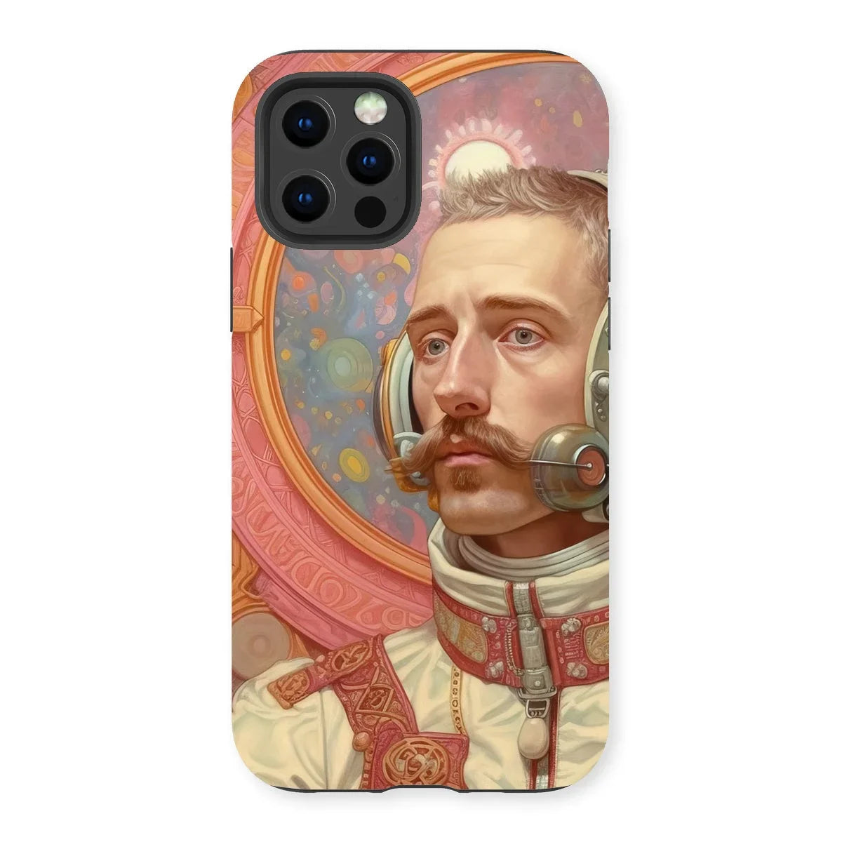 Axel - Gay German Astronaut Iphone Case, 13 Pro / Matte, Kite-771258377, Phone Case Artistic Portrait Mustachioed Man Vintage-style