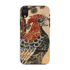 Otsu-e of Eagle - Edo Art Iphone Case, Xr / Matte, Japanese-style Rooster Artwork Phone Case