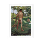 Fisherman with a Net - Frederic Bazille Fine Art Print, Framed Painting Nude Bathers Landscape