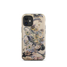Babel Surreal Botanical Alien Art Iphone Case, 12 Mini / Matte, Floral Reptile Patterned Phone Case