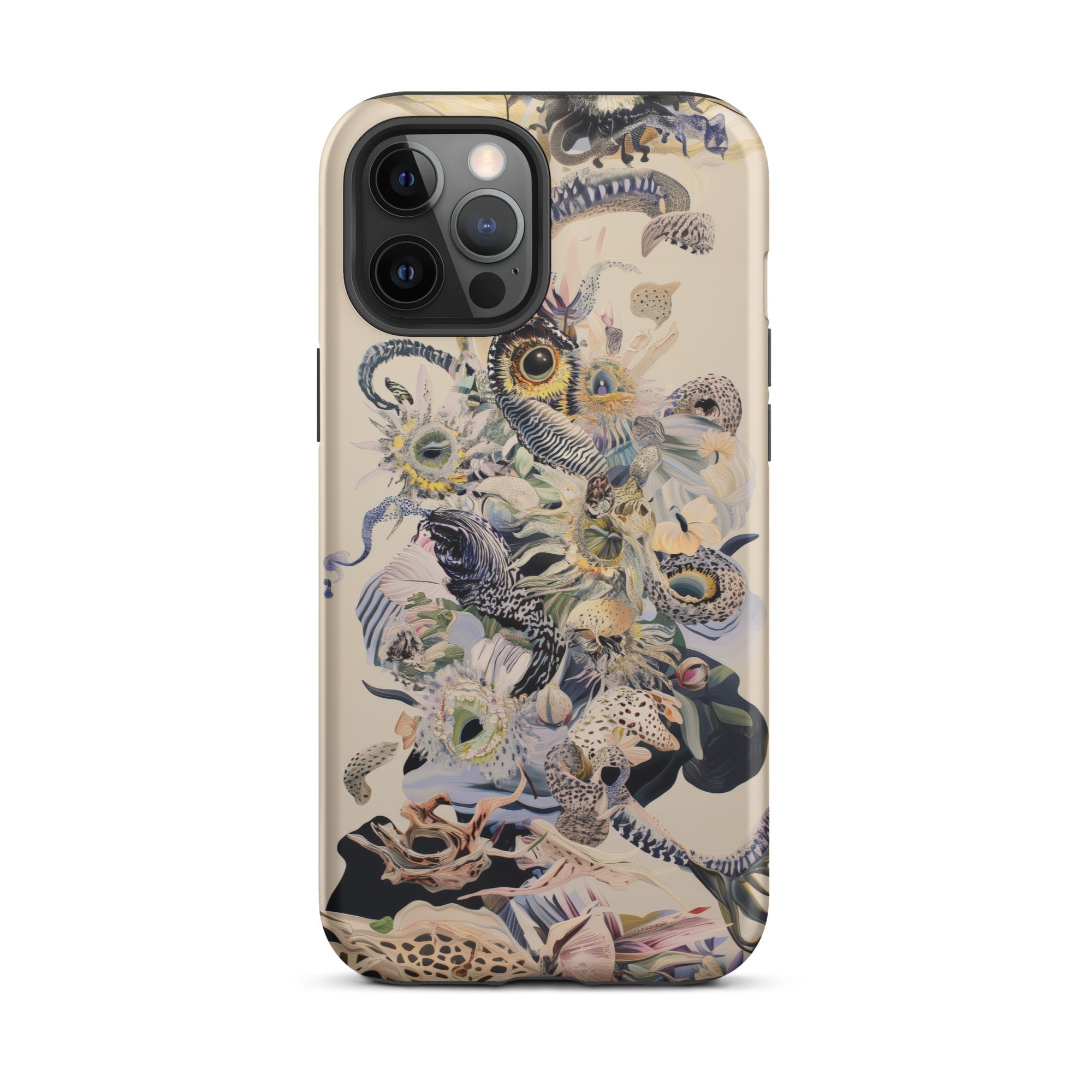 Babel Surreal Botanical Alien Art Iphone Case, 12 Pro Max / Matte, Artistic Phone Case