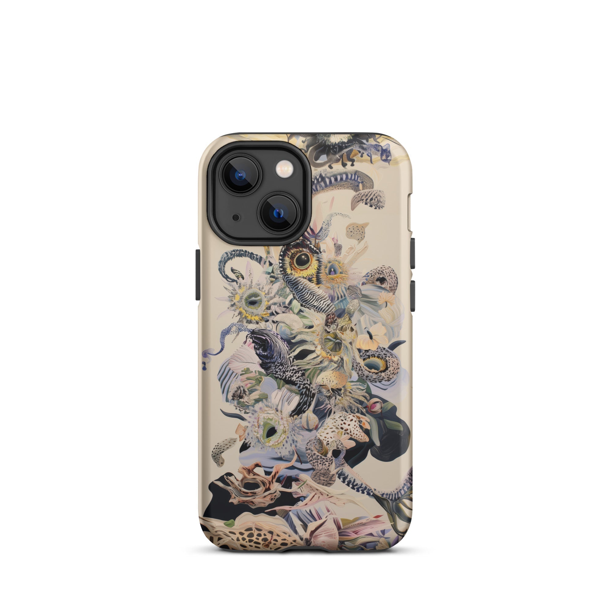 Babel Surreal Botanical Alien Art Iphone Case, 13 Mini / Matte, Animal Collage Phone Case