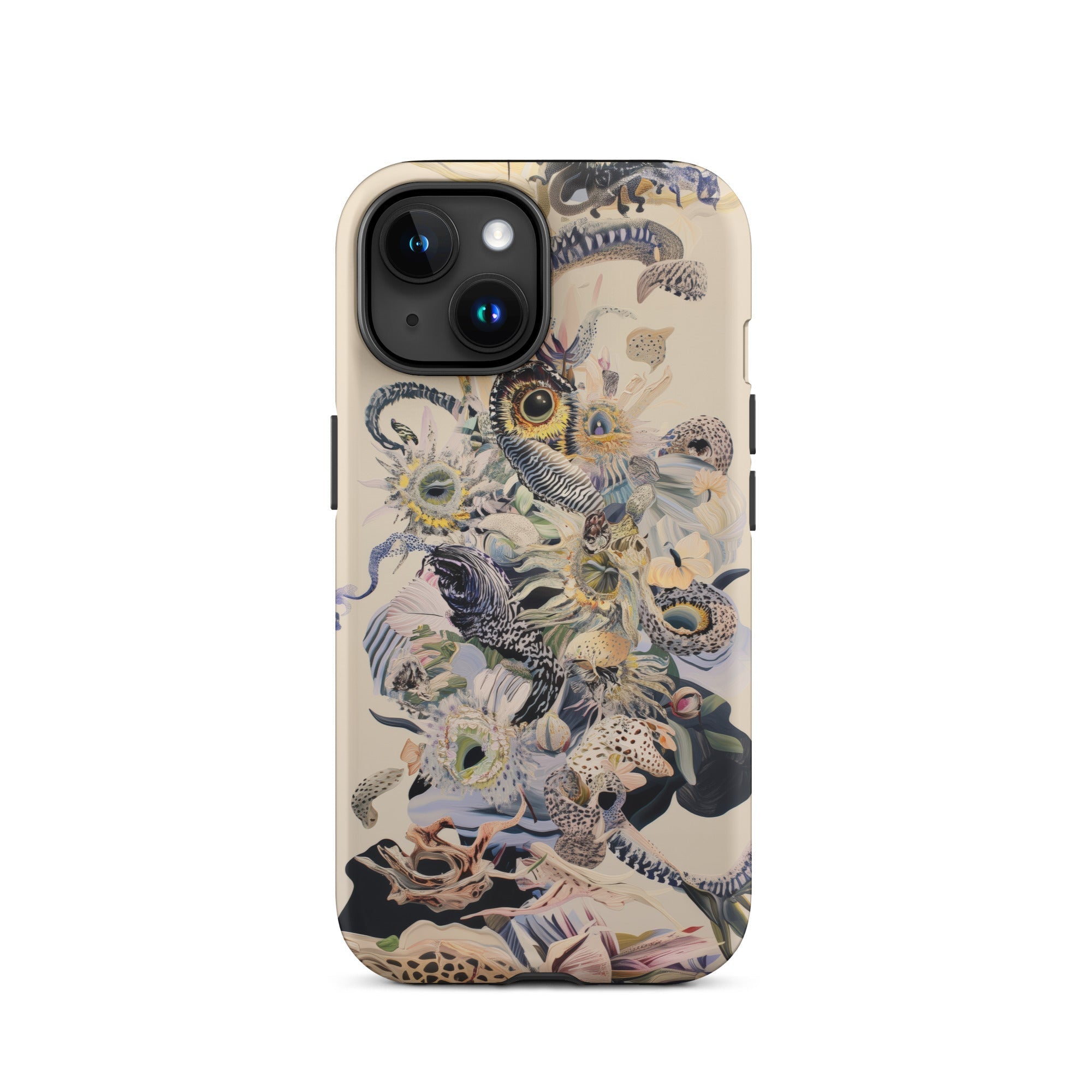 Babel Surreal Botanical Alien Art Iphone Case, 15 / Matte, Animal Collage Phone Case