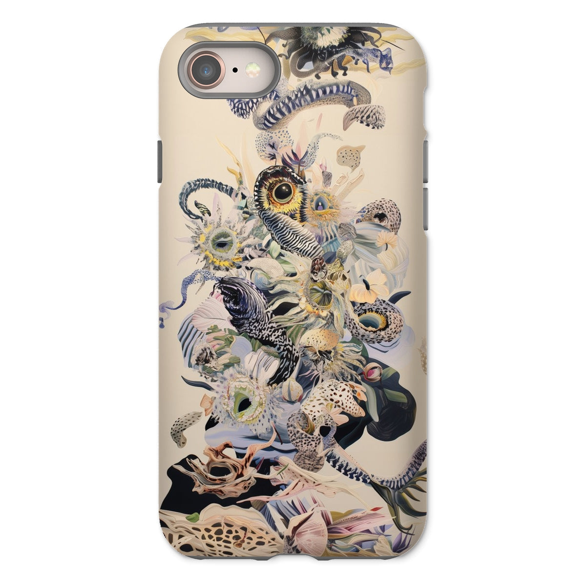Babel Surreal Botanical Alien Art Iphone Case, 8 / Matte, Decorated Phone Case