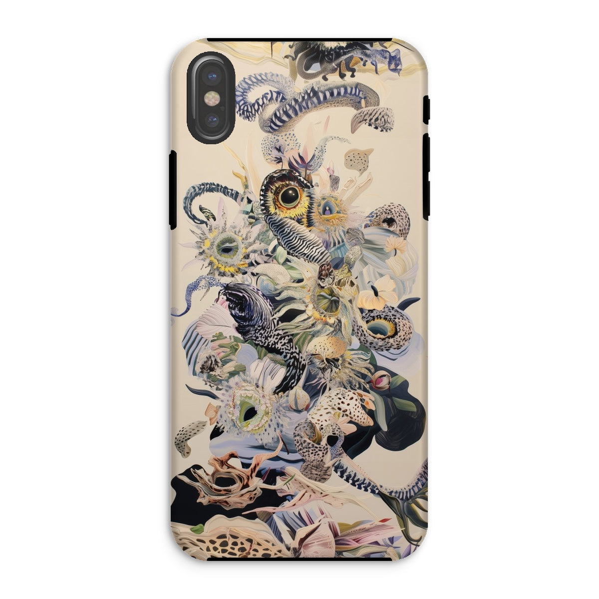Babel Surreal Botanical Alien Art Iphone Case, Xs / Matte, Animal Themed Phone Case
