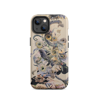 Babel - Surreal Botanical Alien Art Phone Case Iphone 14 / Matte Animal Collage Iphone Case Surreal Botanical Alien, Alien Art, Art