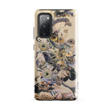 Babel - Surreal Botanical Alien Art Phone Case Samsung Galaxy S20 Fe / Gloss Detailed Illustrated Phone Case Vibrant Collage Wildlife