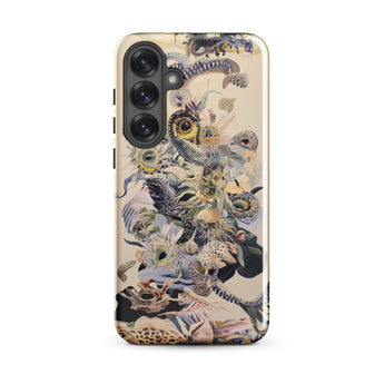 Babel - Surreal Botanical Alien Art Phone Case Samsung Galaxy S25 Plus / Gloss Phone Case Detailed Vintage-style Illustration Animals