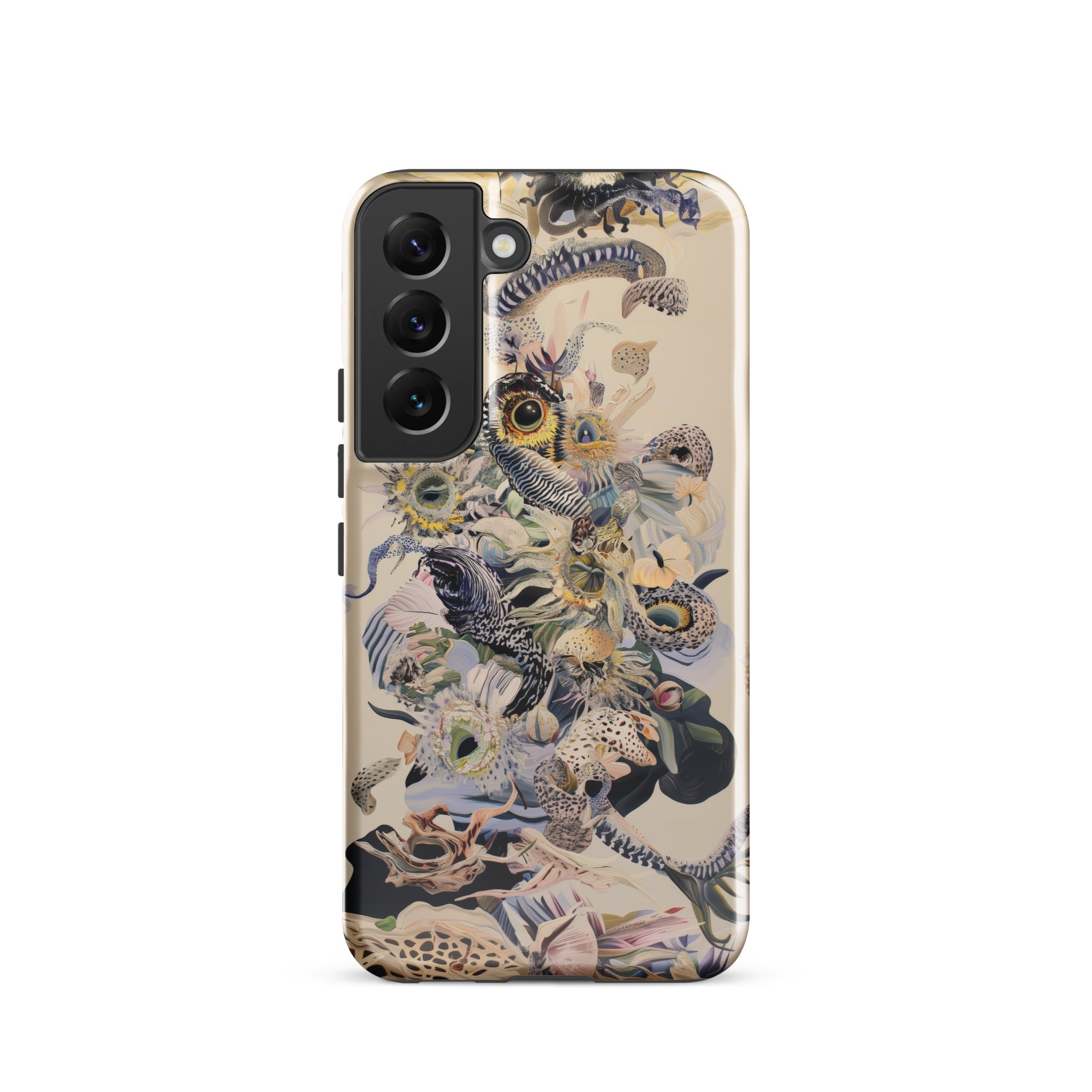 Babel Surreal Botanical Alien Art Samsung Case, Galaxy S22 / Gloss, Smartphone Multi Patterned Protective Case