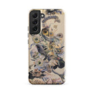 Babel Surreal Botanical Alien Art Samsung Case, Galaxy S22 Plus / Gloss, Smartphone Case Intricate Multi Layered Design Owls Turtles Floral