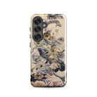 Babel Surreal Botanical Alien Art Samsung Case, Galaxy S25 / Gloss, Phone Case Nature Themed Collage Design Owls Snakes Turtles
