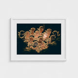 Babes in the Woods - Traditional Thai Myth Art Print / Canvas Ramayana’s Enchanted Realm, Mythological Artistry, Spellbinding Tableau Prints