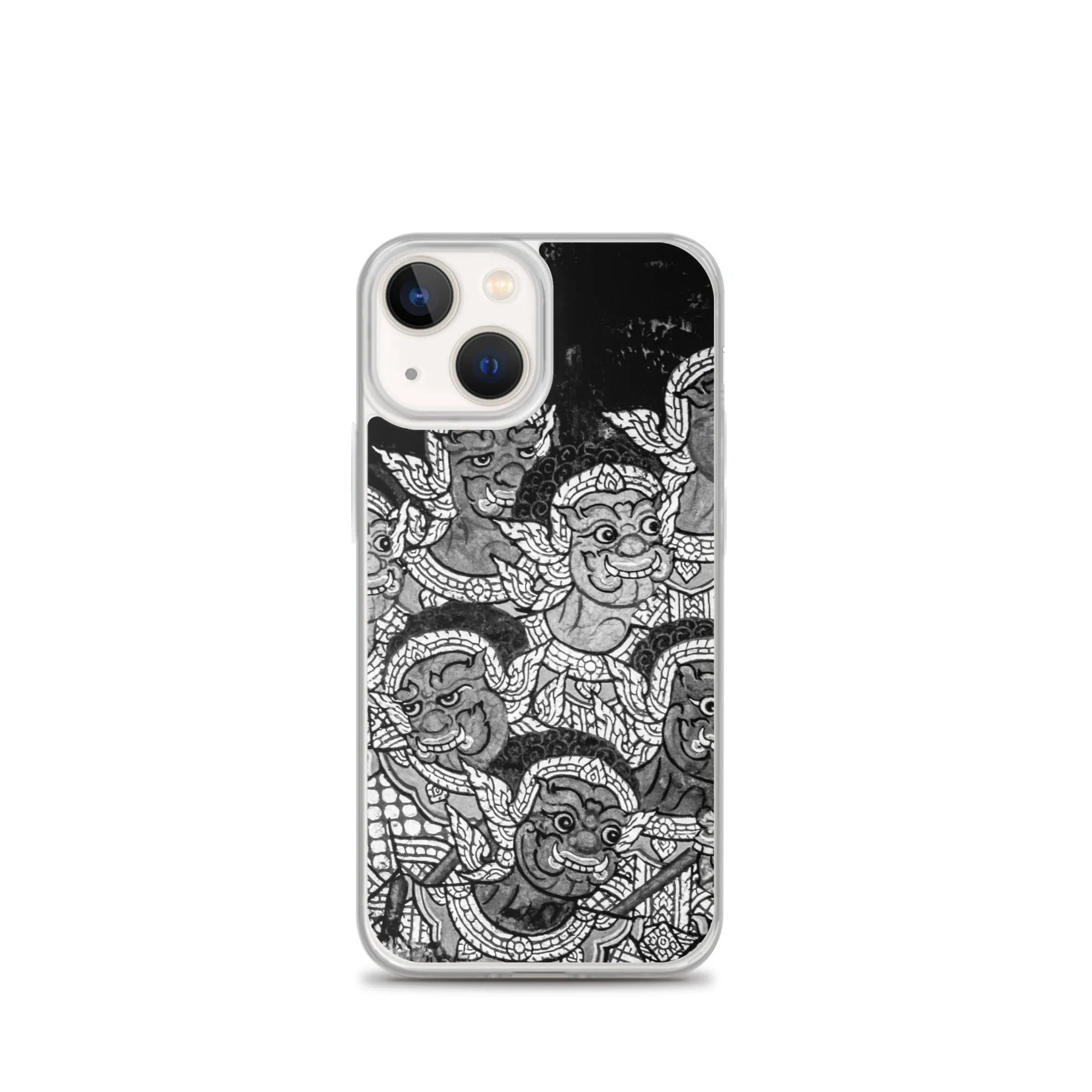 Babes In The Woods - Designer Travels Art Iphone Case - black And White - Iphone 13 Mini - Mobile Phone Cases