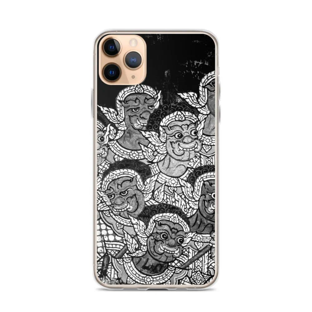 Babes In The Woods - Designer Travels Art Iphone Case - black And White - Iphone 11 Pro Max - Mobile Phone Cases