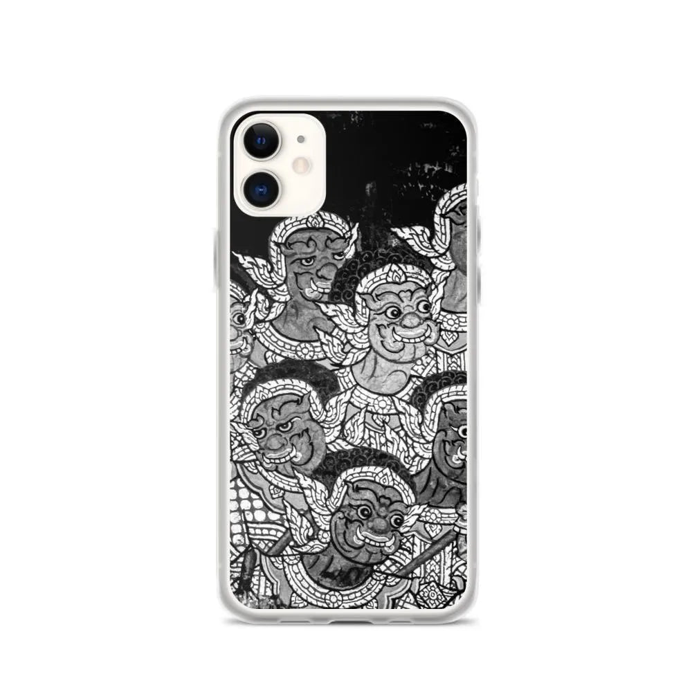 Babes In The Woods - Designer Travels Art Iphone Case -  black And White - Iphone 11 - Mobile Phone Cases - Aesthetic