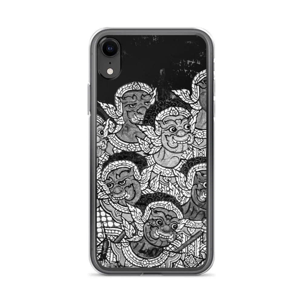 Babes In The Woods - Designer Travels Art Iphone Case -  black And White - Iphone Xr - Mobile Phone Cases - Aesthetic