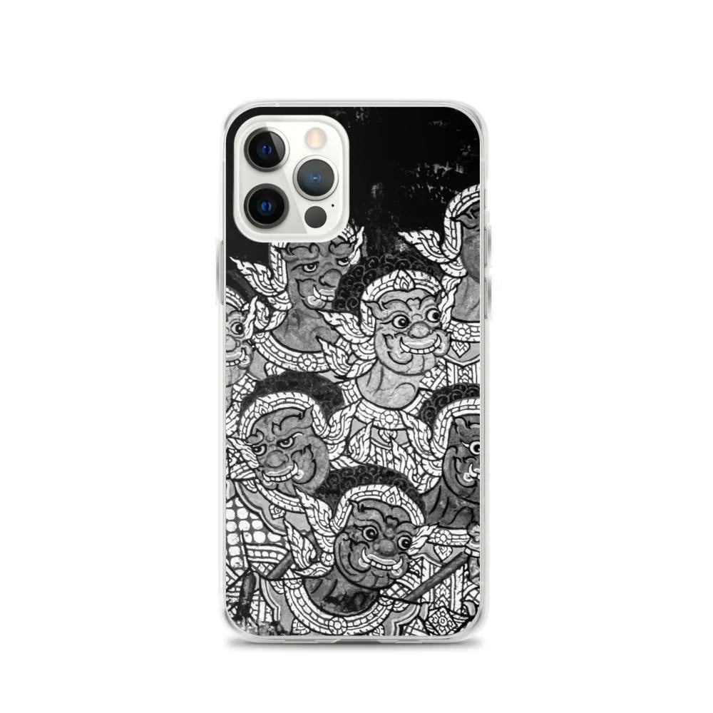 Babes In The Woods - Designer Travels Art Iphone Case - black And White - Iphone 12 Pro - Mobile Phone Cases