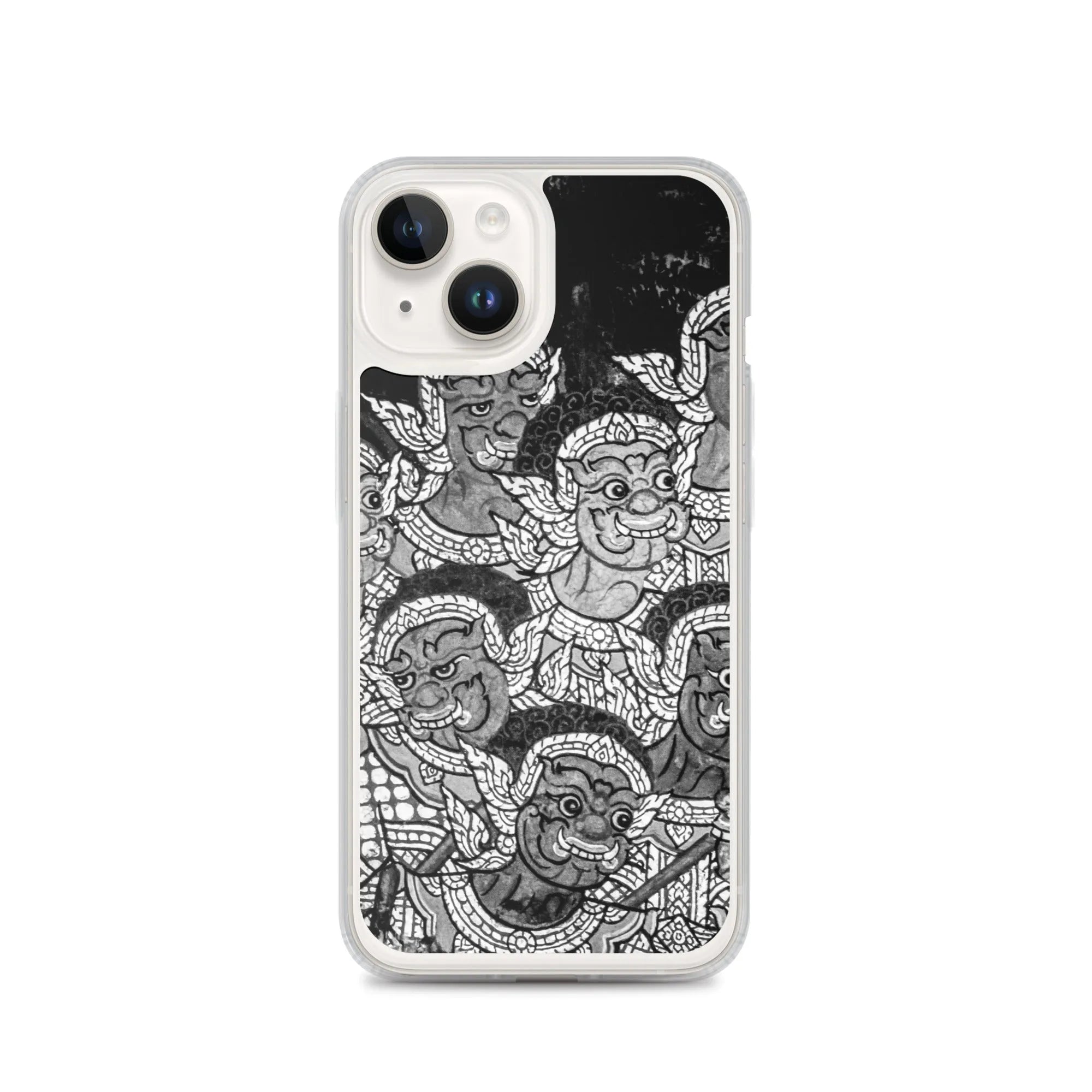 Babes In The Woods - Designer Travels Art Iphone Case -  black And White - Iphone 14 - Mobile Phone Cases - Aesthetic