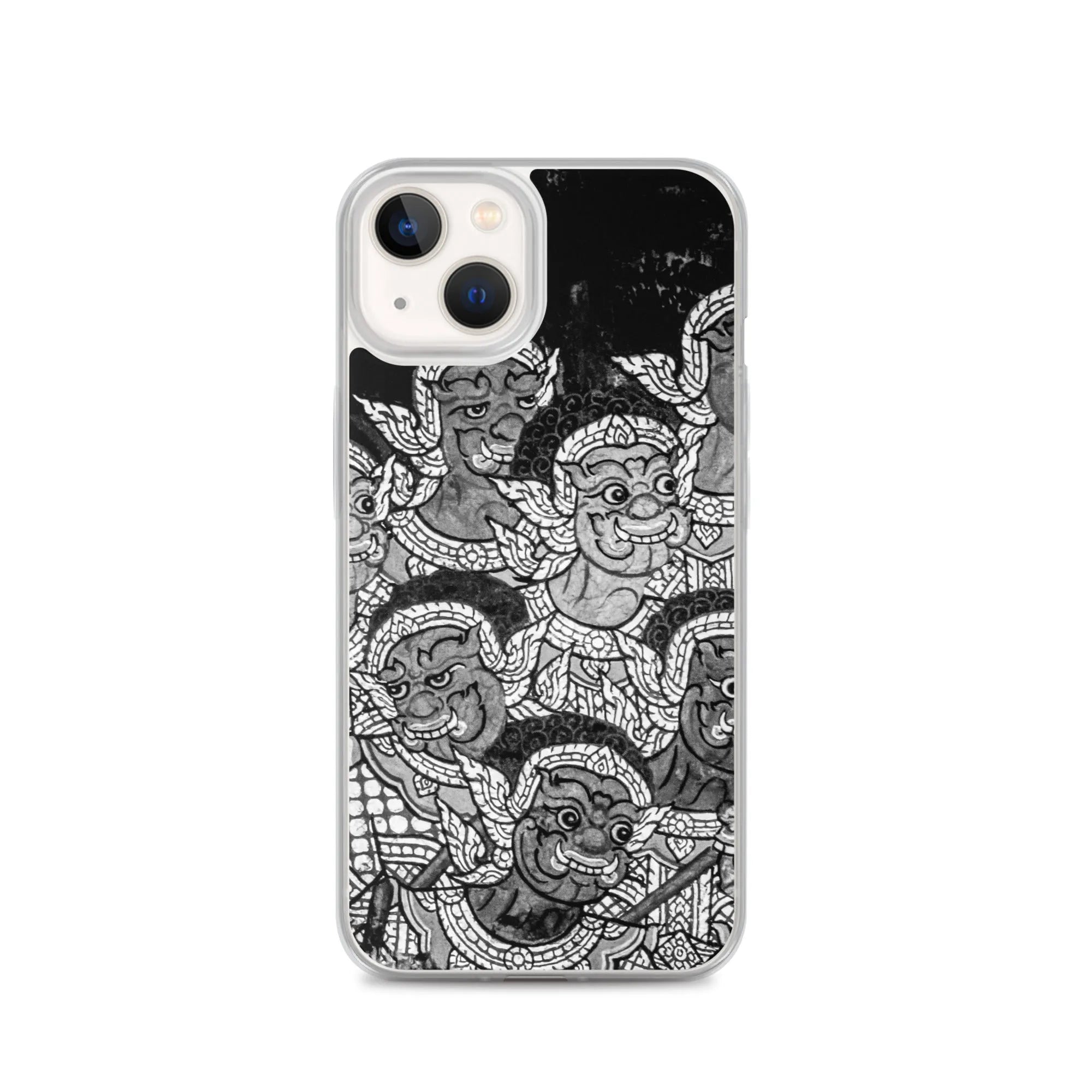 Babes In The Woods - Designer Travels Art Iphone Case -  black And White - Iphone 13 - Mobile Phone Cases - Aesthetic