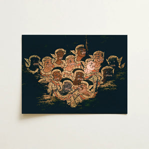 Babes in the Woods - Traditional Thai Myth Art Print / Canvas, 16x12’’ / 41x31cm / Unframed / no Border, Posters Prints & Visual Artwork,
