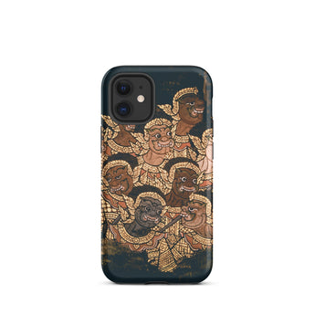 Babes in the Woods - Traditional Thai Myth Iphone Case, 12 Mini / Matte, Iphone Case Thai Art Design