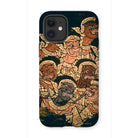Babes in the Woods - Traditional Thai Myth Iphone Case, 12 Mini / Matte, Phone Case Colorful Traditional Thai-style Painting Figures Ornate