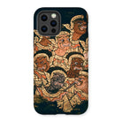 Babes in the Woods - Traditional Thai Myth Iphone Case, 12 Pro / Matte, Phone Case Colorful Traditional Thai-style Artwork Multiple Faces