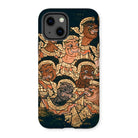 Babes in the Woods - Traditional Thai Myth Iphone Case, 13 / Matte, Phone Case Colorful Traditional Thai-style Artwork Multiple Faces