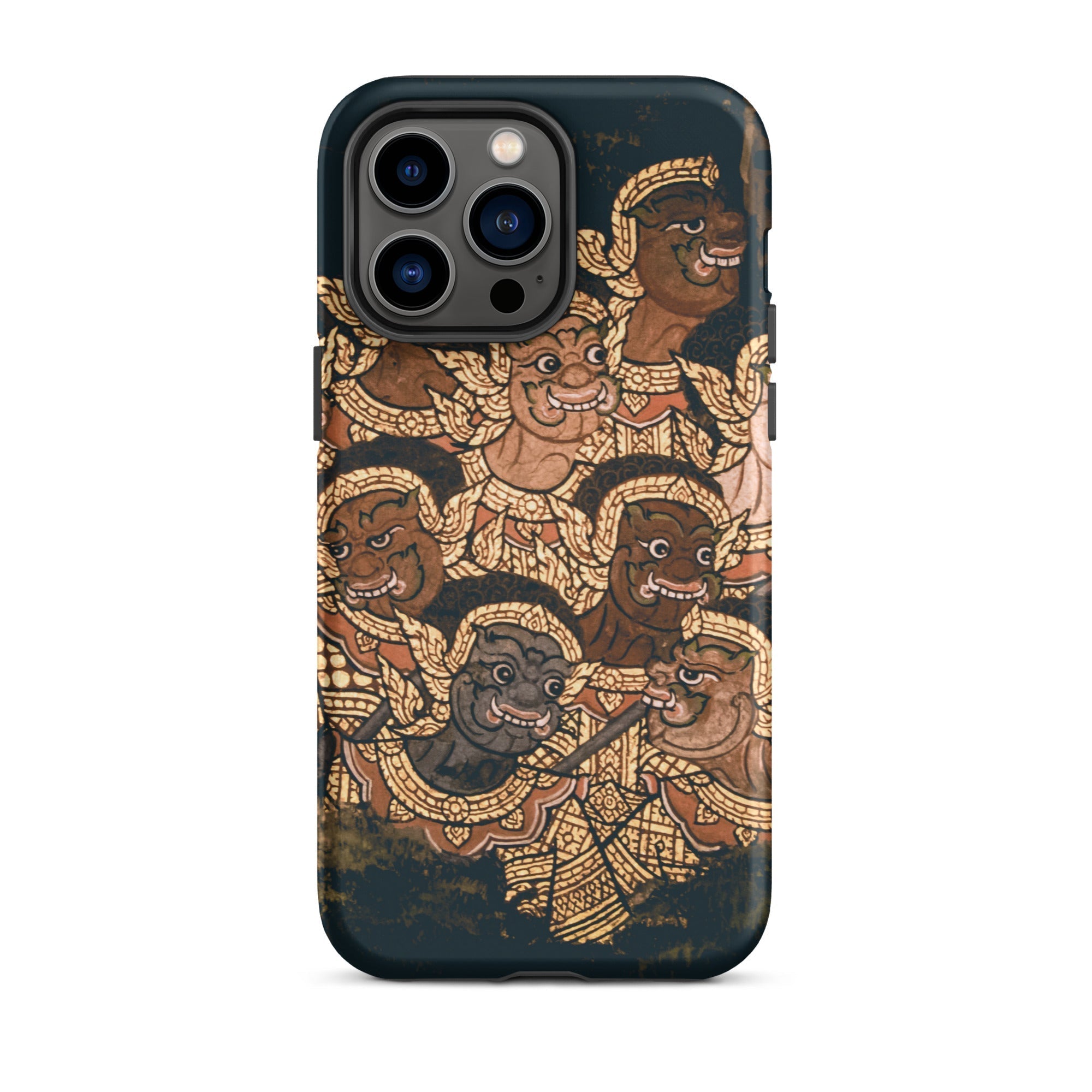 Babes in the Woods Traditional Thai Myth Iphone Case, 14 Pro Max / Matte, Phone Case Thai Demon Art