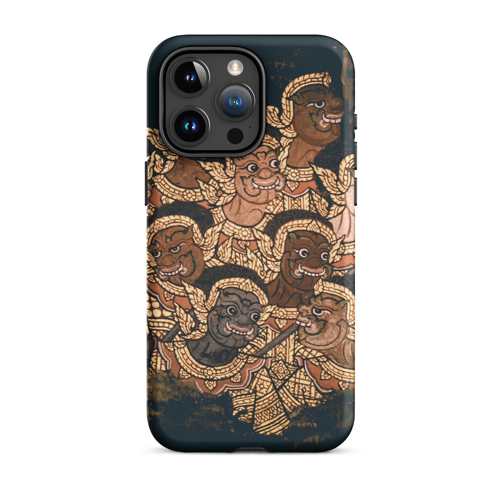 Babes in the Woods Traditional Thai Myth Iphone Case, 15 Pro Max / Matte, Phone Case Thai Demon Design